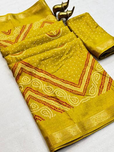 Vastrangan bandhani print saree at wholesale price